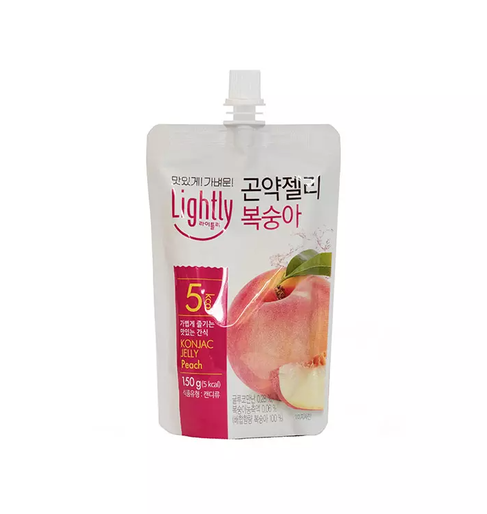 Konjac Jelly Peach Taste 150g CJW Korea