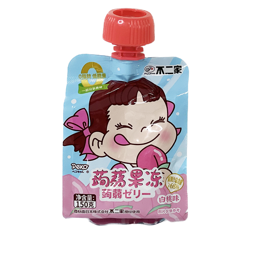 Fruit Jelly Med Persika Smak 150g Fujiya Kina