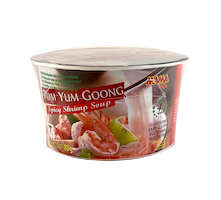 Instant Rice Noodles Bowl Tom Yum Goong Flavour 70g Mama Thailand