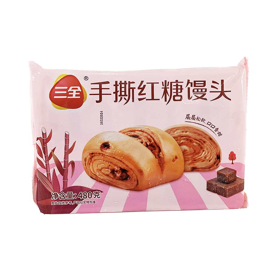 Ångade Bröd Med Farinsocker Smak 480g SQ Kina