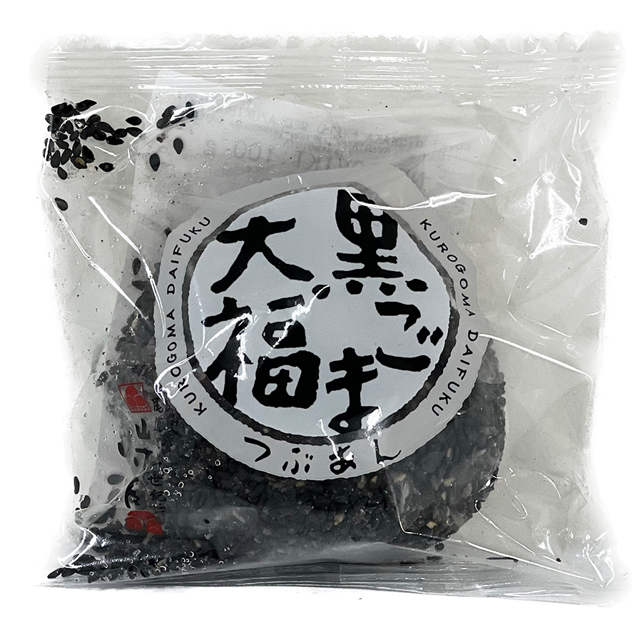 DAIFUKU Frozen Rice Dessert with Black Sesame Seeds/Sweet Azuki Bean Filling 100g Taiwan