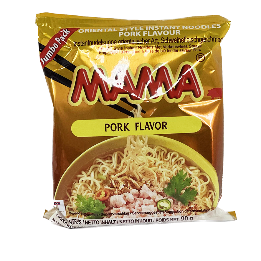 Snabbnudlar Fläsk Smak 90g Mama Thailand