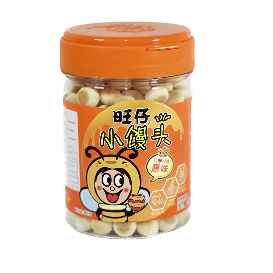 Snacks / Little Man-Tou Pastry in Can 130g Want Want Taiwan