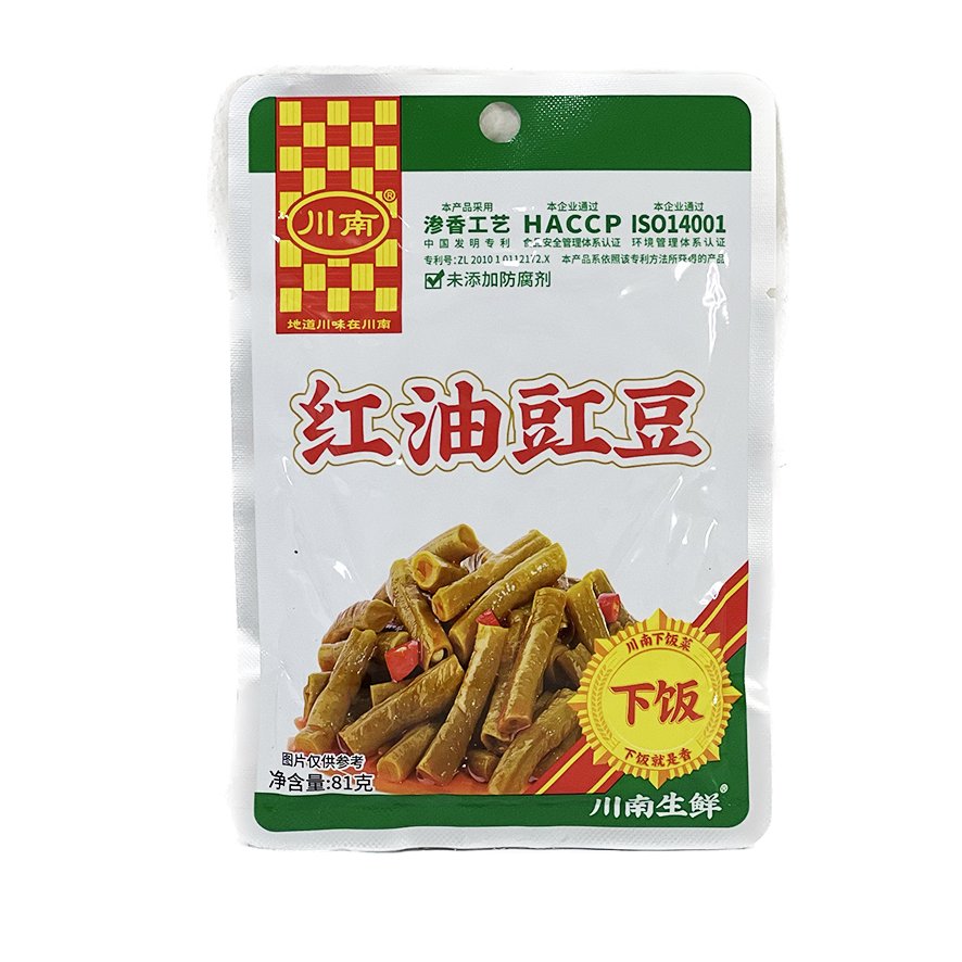 Cowpea With Sweet Sour Chili Oil Flavor 81g Chuannan China