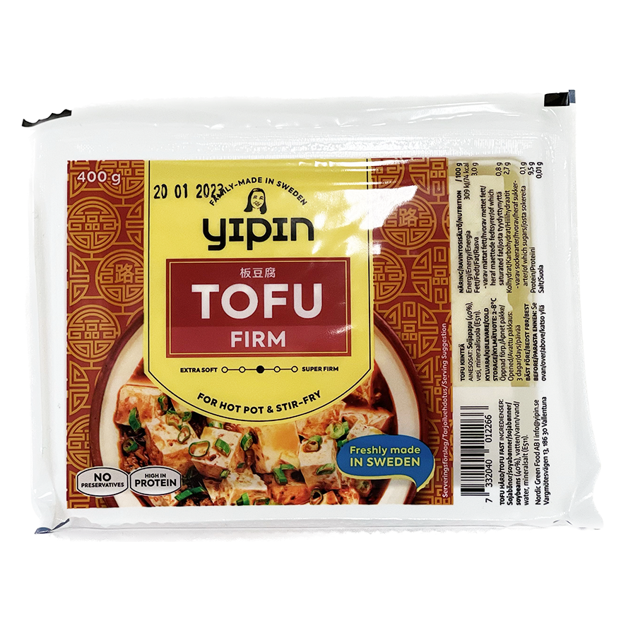 Tofu Hård 400g Yi Pin Sverige