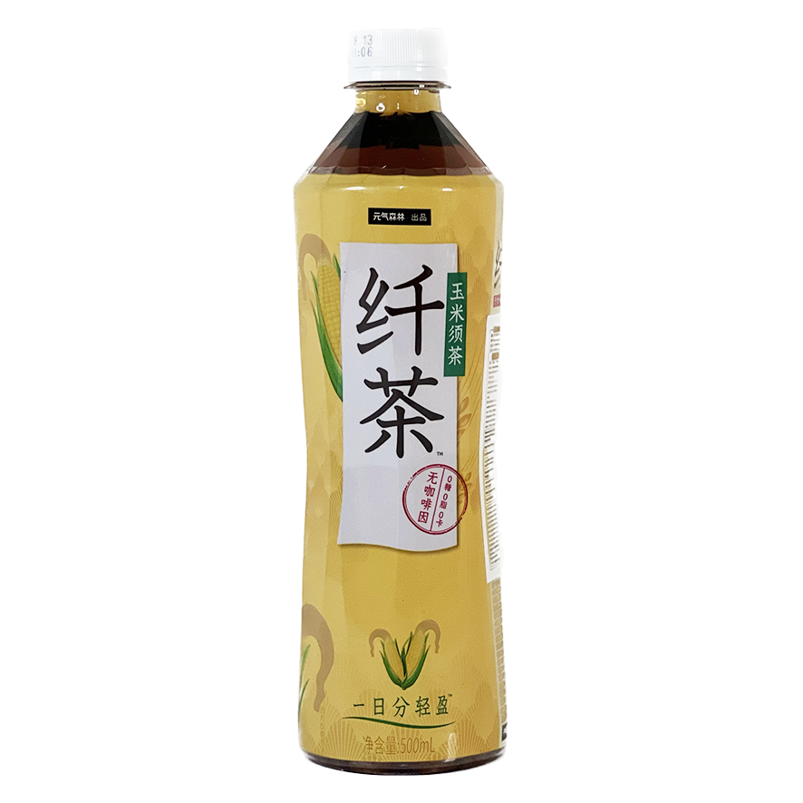 Dryck Te Med Majssilke Smak 500ml Yuan Qi Sen Lin Kina