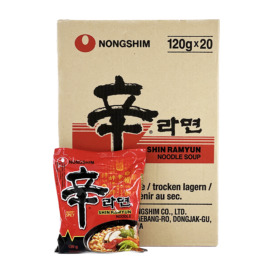 Snabbnudlar Stark Ramyun 120gx20st/Box Nongshim Korea