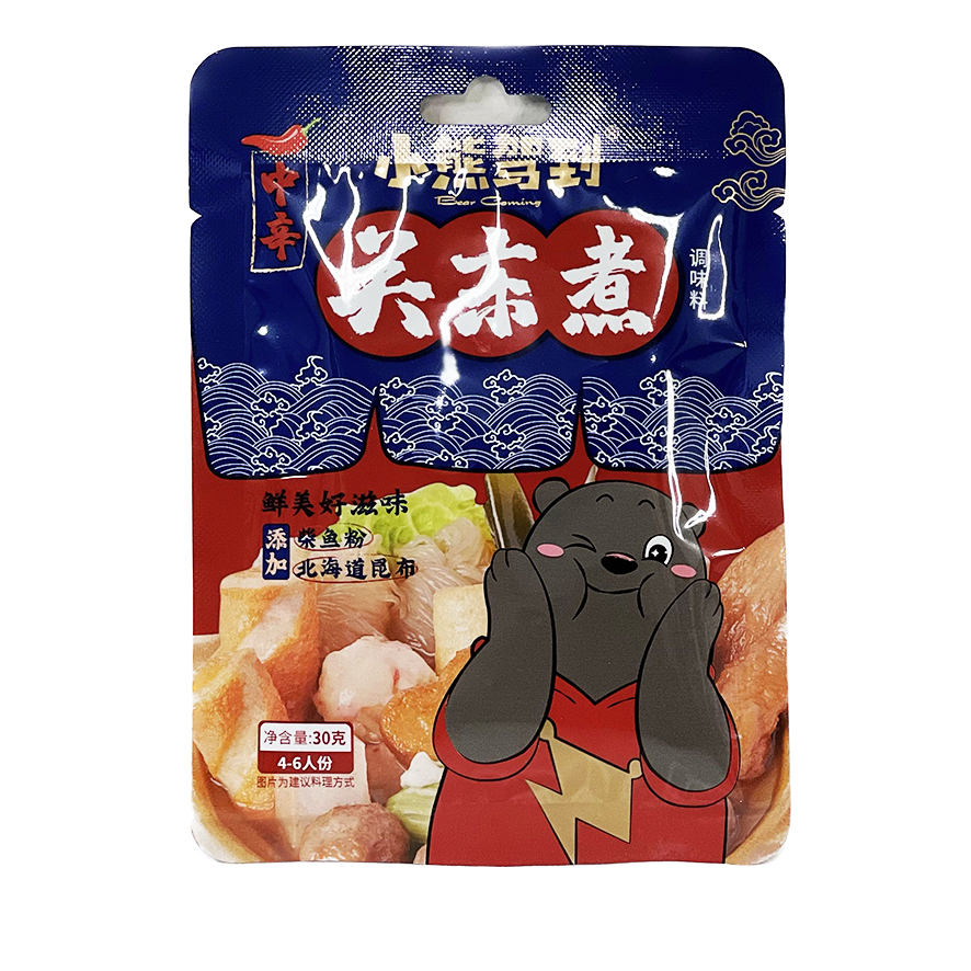 Seasoning for Oden-Medium spicy Flavour 30g Bear Coming China