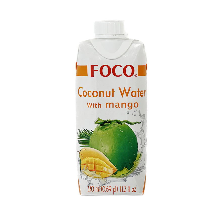 Bäst Före: 2023.03.23 Kokosvatten Mango 330ml Foco Thailand