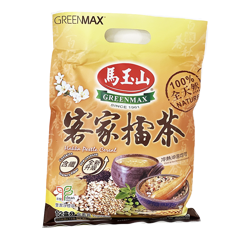 Hakka Pestle Cereal Vegan 30gx12 bag/pack Greenmax Taiwan