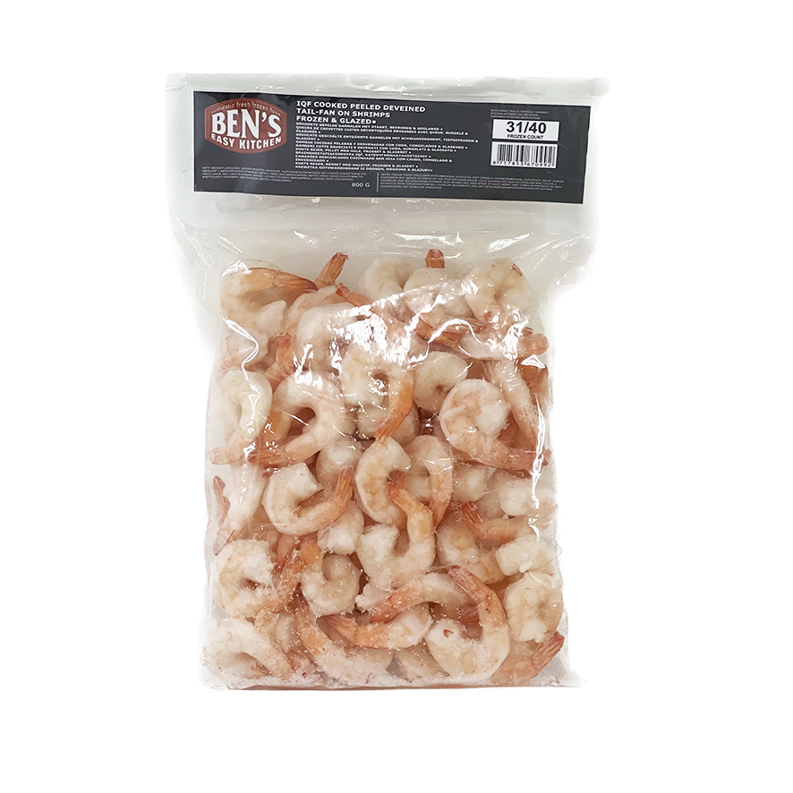 Shrimp Boiled Frozen 31/40 800g/Förp Vietnam
