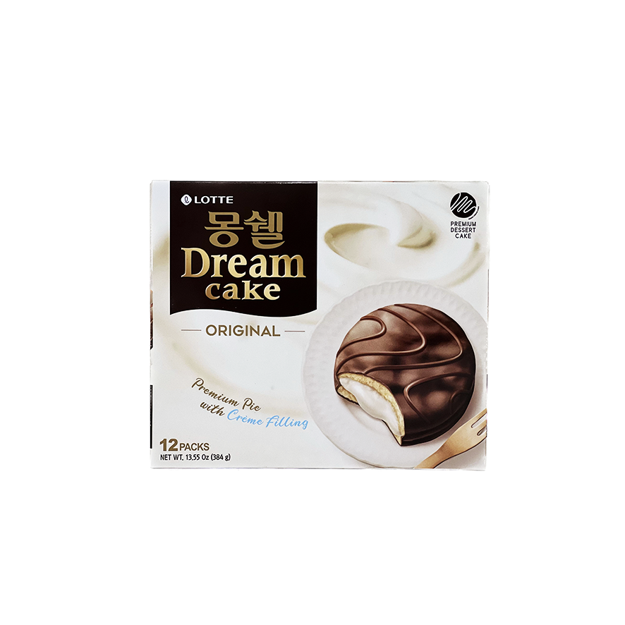 Premium Pie with Fresh Cream 384g Lotte Korean