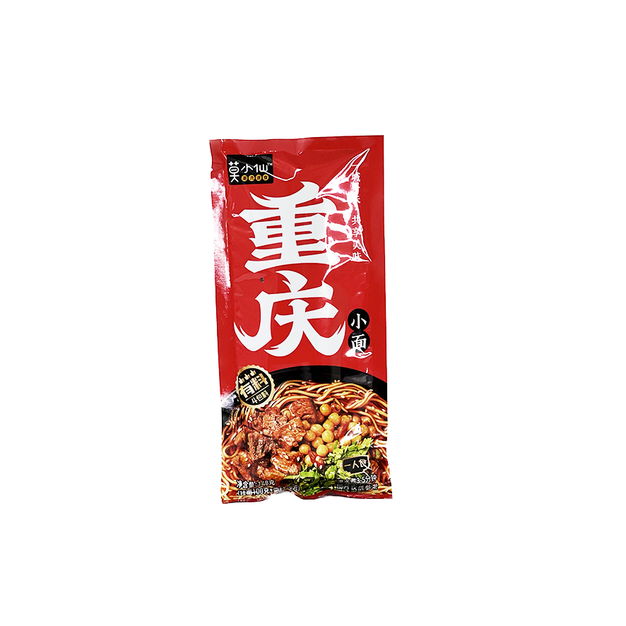 Snabbnudlar Med Chong Chin Spicy Smak 148g Mo Xiao Xian Kina