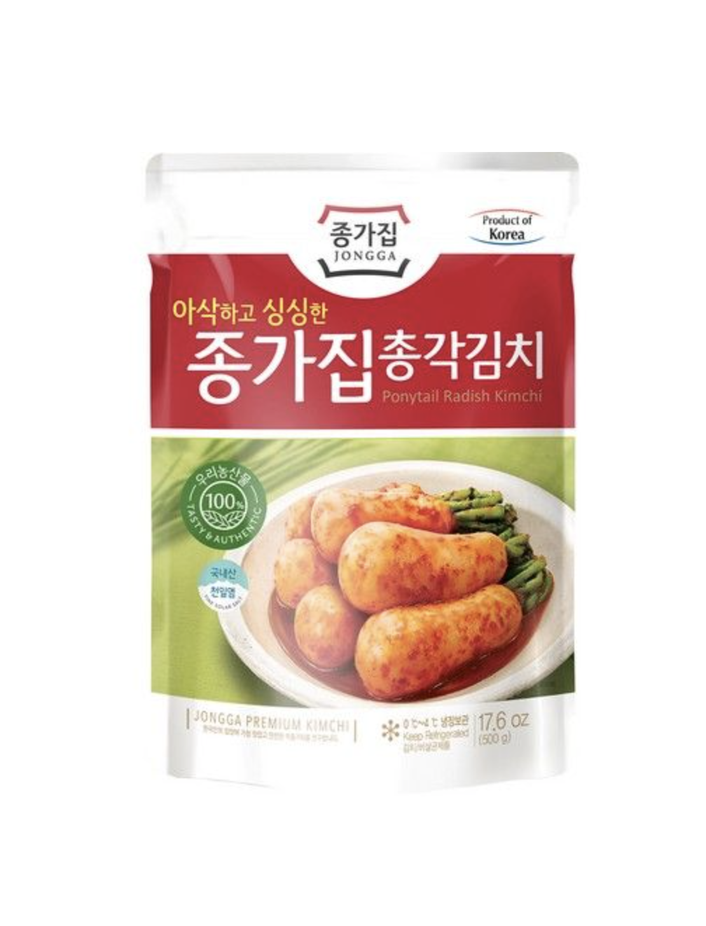 Chonggak Kimchi Rettich 500g Jongga Korea