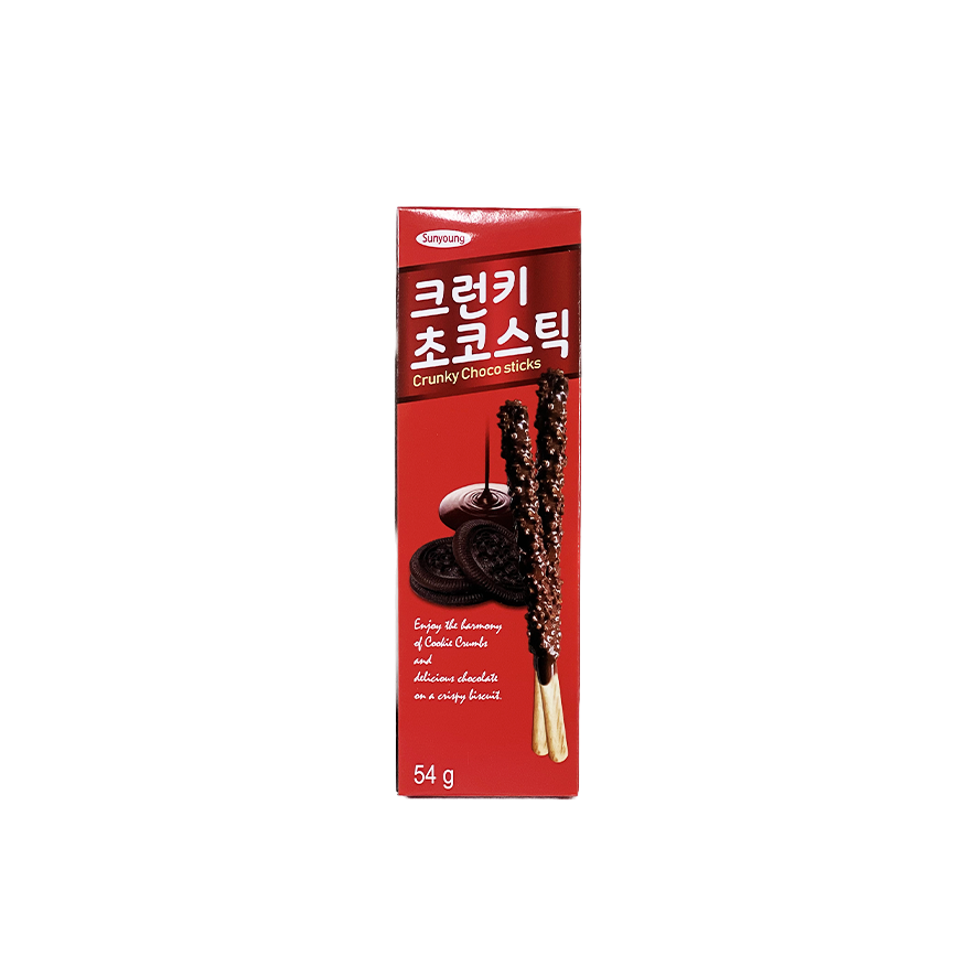 Crunky Big Choco Sticks 54g Sunyoung Korea