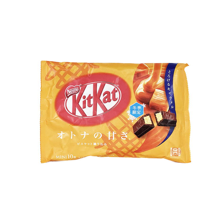 Biscuit With Chocolate Caramel Flavour 113g Kitkat Japan