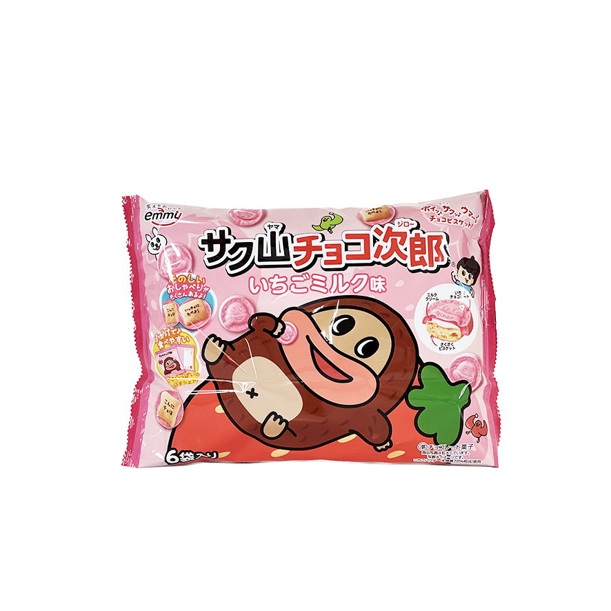 Biscuit With Strawberry Milk Choco Flavour 96g Shoei Japan