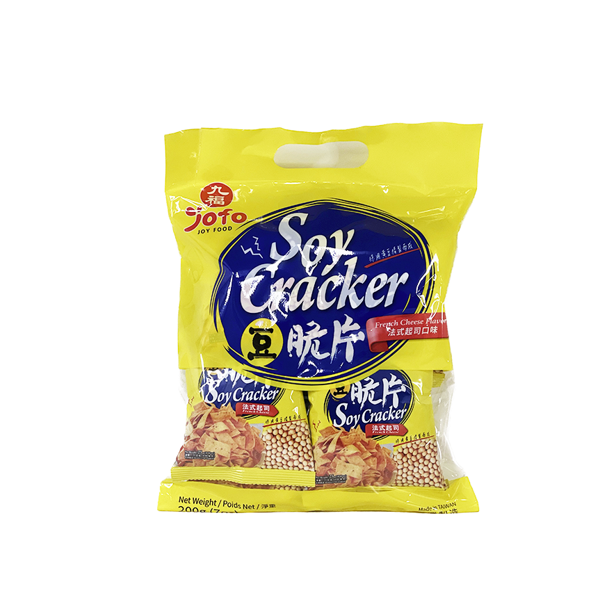 Soy Crackers With Cheese Flavor 200g Nice Choice Taiwan
