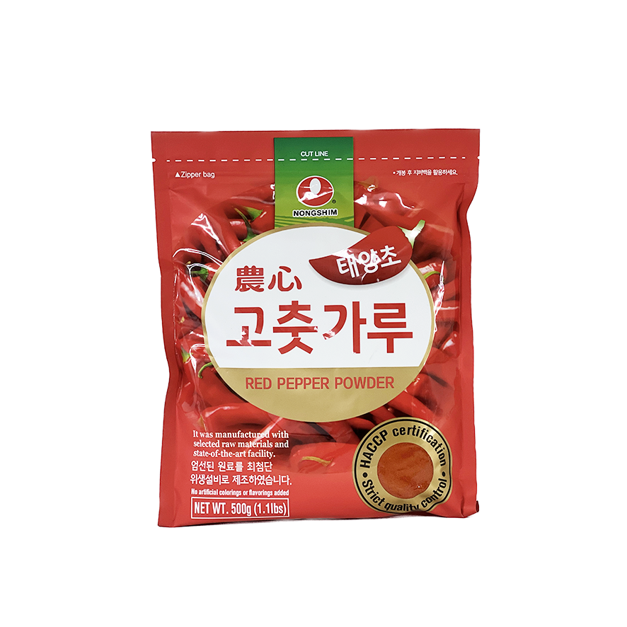 Red Pepper Powder for Seasoning (fine) 500g Nongshim Korea