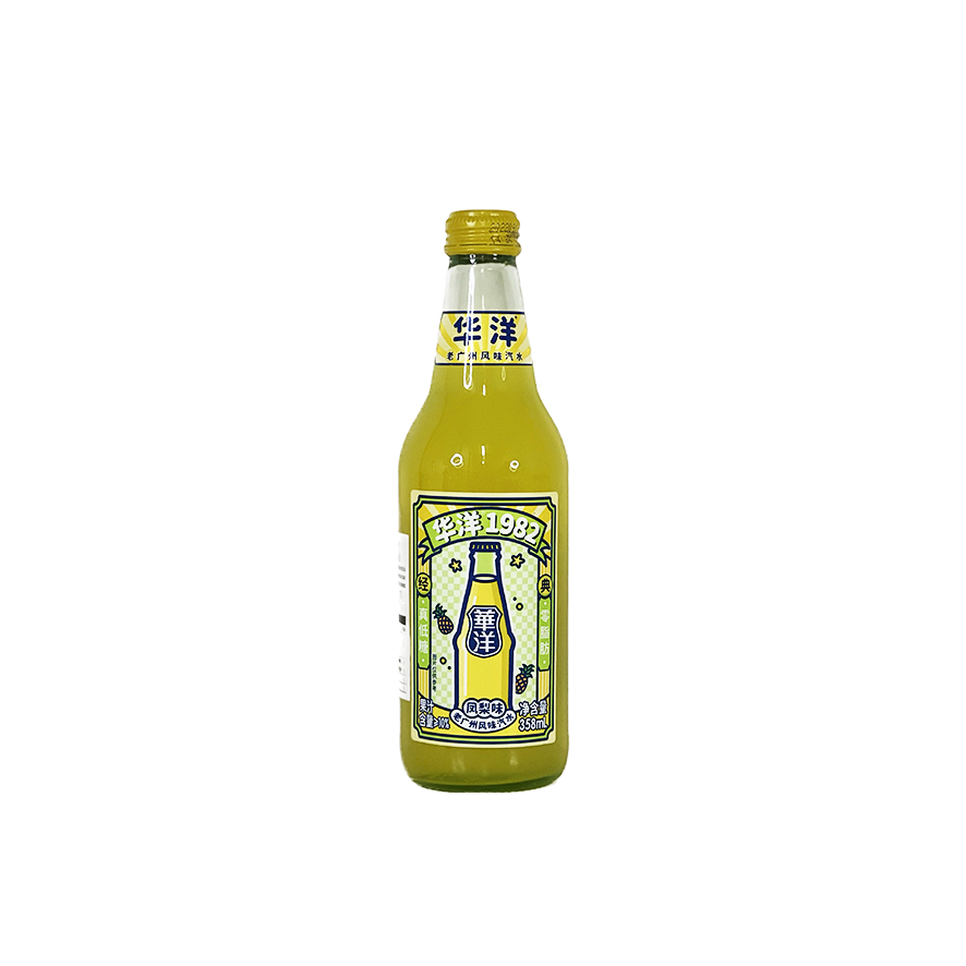 Juice Soda - Ananassmak 358ml HuaYang 1982 Kina