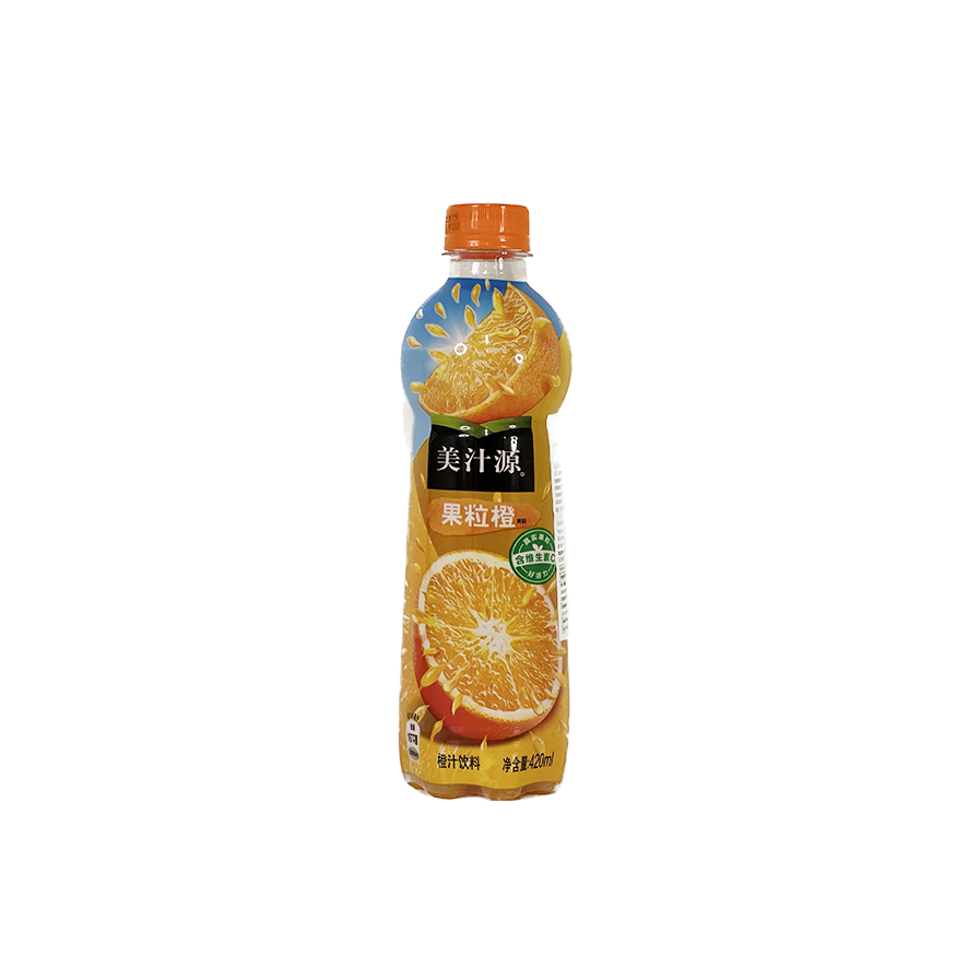 果粒橙 橙汁味 420ml 美汁源 中国