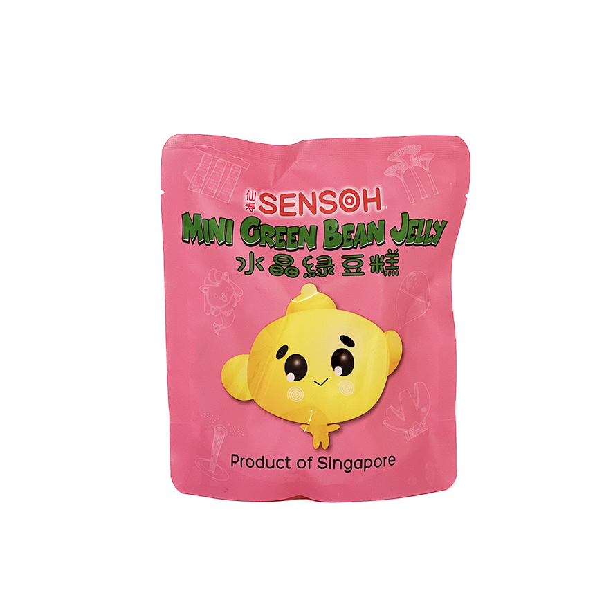 Sensoh Mini Green Bean Jelly 19gx10st/Förp TSM Singapore