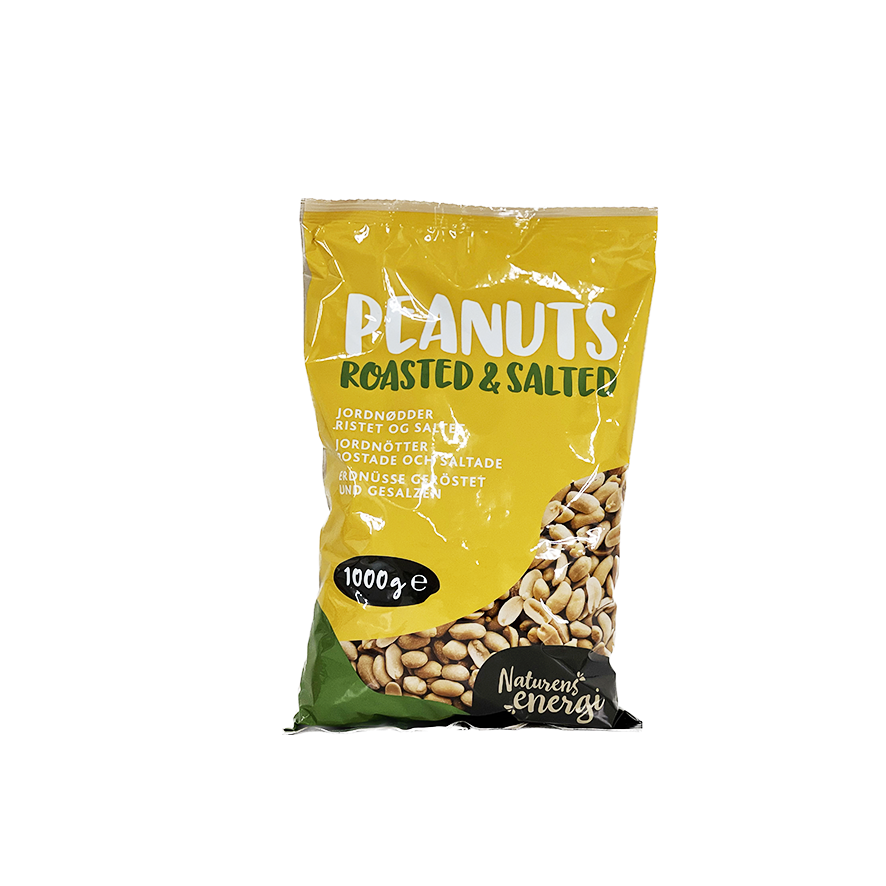 Jordnötter Saltad 1kg Happy Nuts