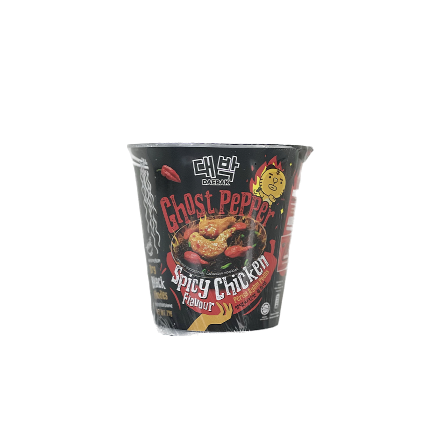 Snabbnudlar Bowl Med Peppar Kyckling Smak 80g Ghost Pepper Malaysia