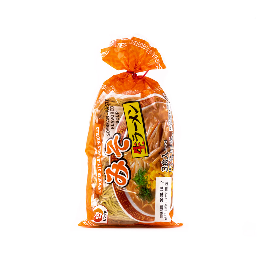 Ramen Noodles Miso Flavor Frozen 477g Japan
