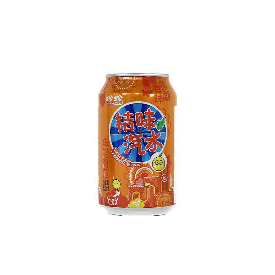 Dryck Soda Orange 330ml Zhen Zhen China