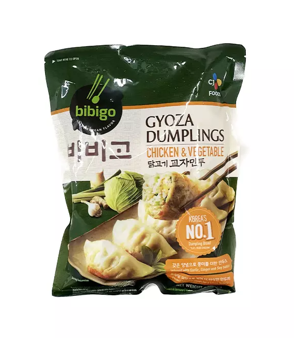 Gyoza Med Kyckling/Grönsaker Fyllning Fryst 600g Bibigo Korea