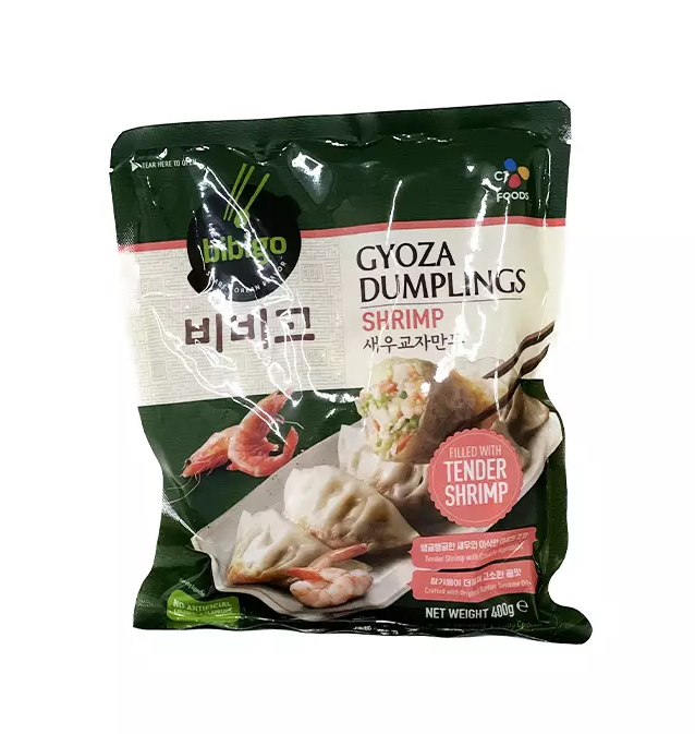 Gyoza Dumpling Shrimp/Vegetables Frozen 400g Bibigo Korea