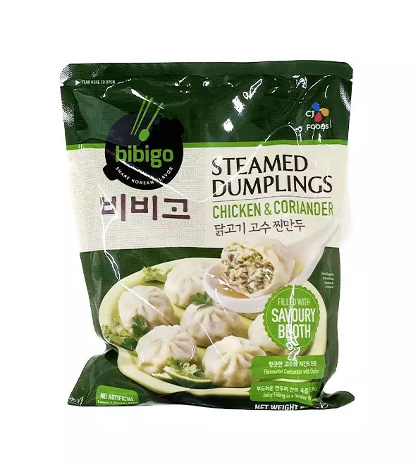 Steamed Bao With Chicken/Coriander Frozen 560g Bibigo Korea