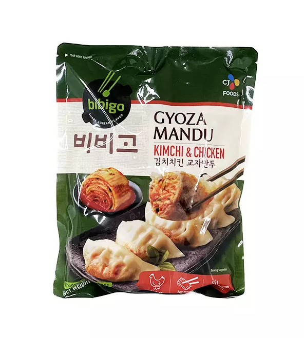 Gyoza Dumpling Kimchi/Kyckling Fryst 600g Bibigo Korea