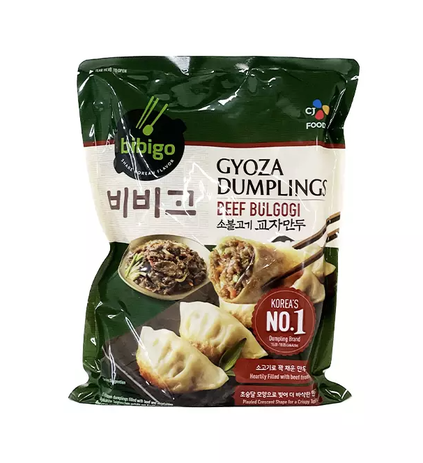 Gyoza Dumpling Beef Bulgogi Frozen 600g Bibigo Korea