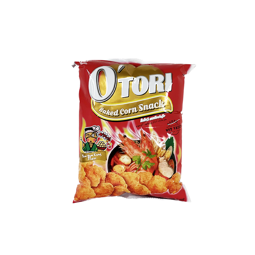 Corn Snacks Nugget Tom Yum Flavor 50g O'Tori Thailand