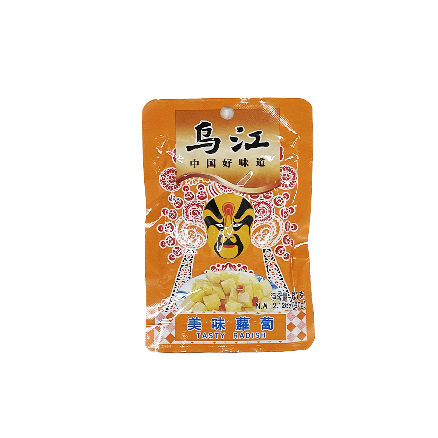 Canned Radish Crispy Tasty 60g Wujiang China