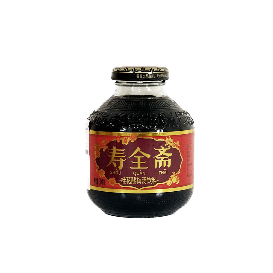Suan Mei Tang Smoked Ume Fruit Juice 300ml Shou Quan Zhai China