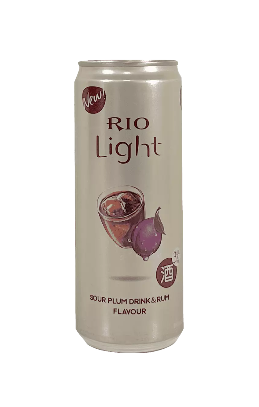 Drink Light Cocktail Plum/Rum Flavor 3% 330ml Rio