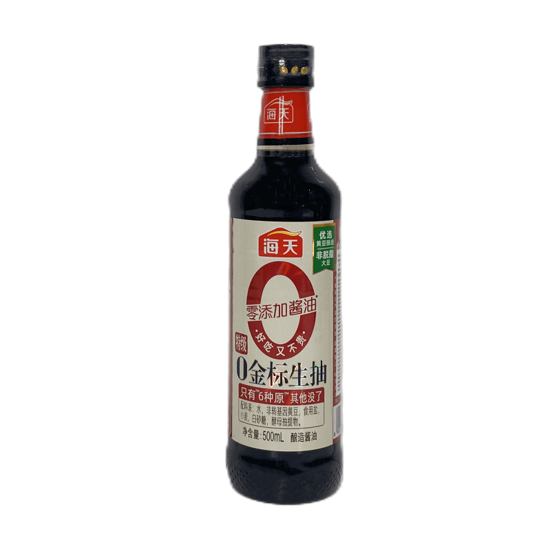 Soy Sauce 0 Light 500ml Golden Label Haitian China