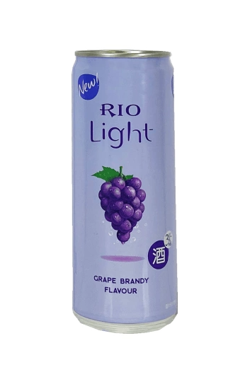 Drink Cocktail Light Grape/Brandy Flavour 3% 330ml Rio