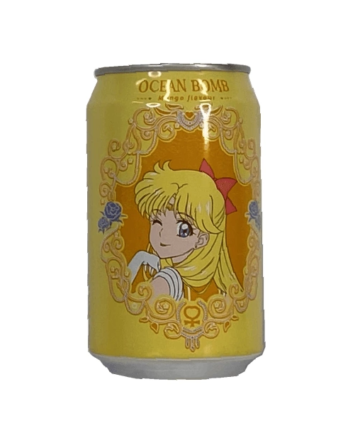 Ocean Bomb Soda Med Mango Smak 330ml- Sailor Moon Kina