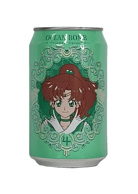 Ocean Bomb Soda With Cucumber Flavour 330ml - Sailor Moon China