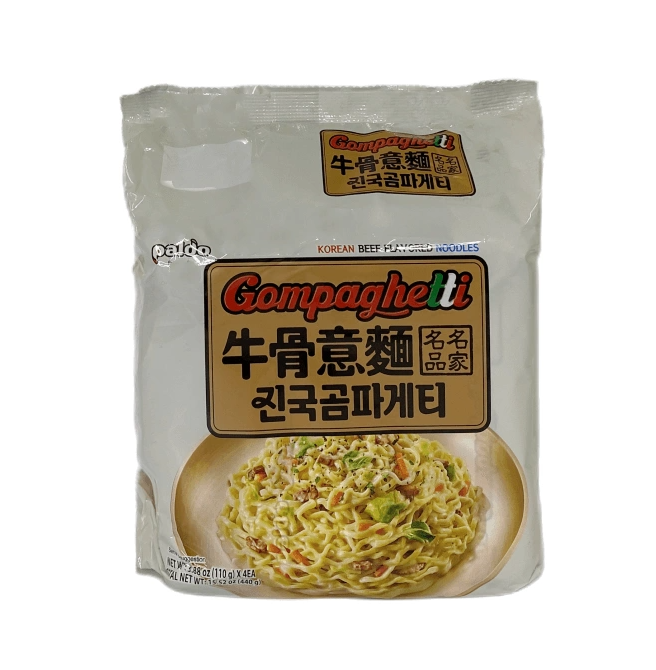 方便面 牛骨意面 Gompanghetti 4x110g/包 Paldo 韩国