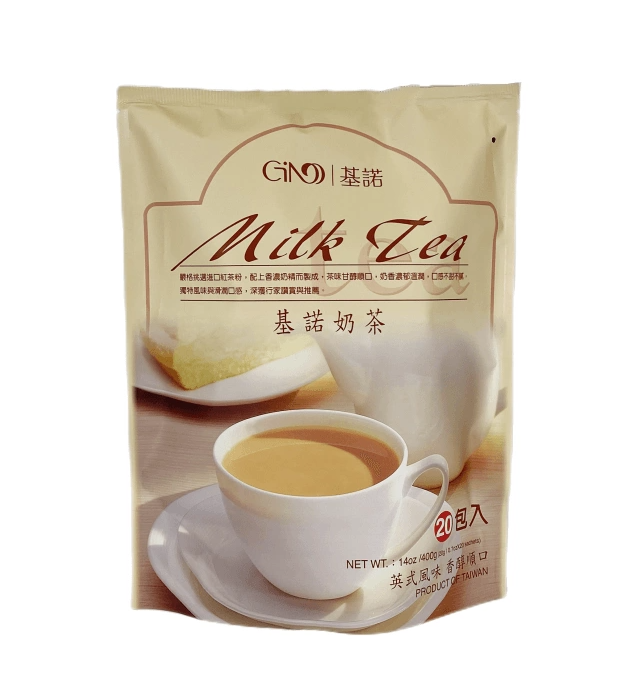 即溶奶茶粉 英式风味 400g (20pcs) 袋装 基诺 台湾