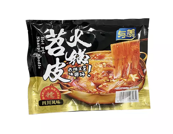 Hot Pot Wide Noodle Shaopi 260g Yumei Kina