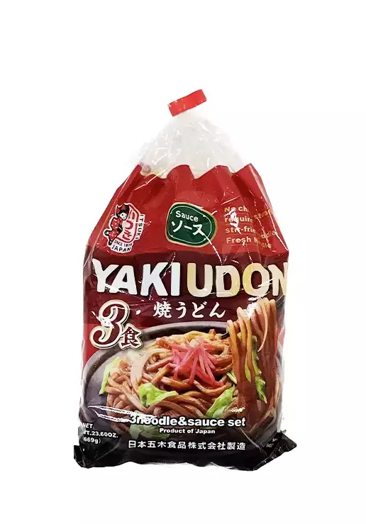 Itsuki 3pc YakiUdon Noodle Worchester 669g Japan