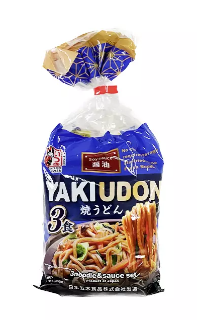 Itsuki 3pc Yaki Udon Noodle Soy Sauce Fl 678g Japan