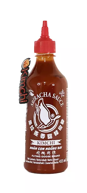 Sriracha Chilisås Med Kimchi Smak 455ml Flying Goose Thailand