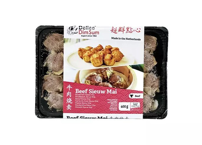 Dumpling Beef Siu Mai Frozen 400g Delico Netherlands
